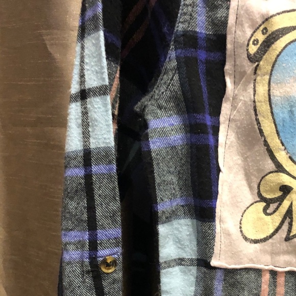 So Jara Awesome NYC Vintage flannel plaid shirt 🕶 🌟 🗽 - Picture 3 of 5